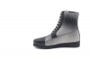 Vitaly Ankle Boot model, manufactured in Anaconda Negra y Blanca