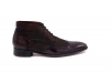 Remy model bootie, made in Napa Scott Marron y Napa Granate