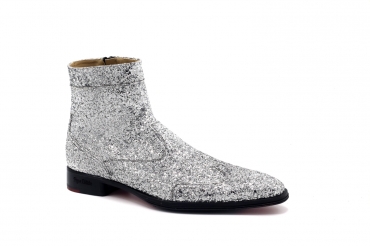 Glow model bootie, made in GLITTER PLATA