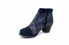 Ankle Boot model Indigo, manufactured in AFELPADO AZUL MARINO Napa Maykel