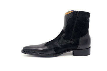 Botín modelo Bullseye, fabricado en POTRO NEGRO - NAPA NEGRA
