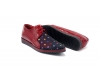 Zapato modelo Joy, fabricado en GASA FLORES CHAROL ROJO