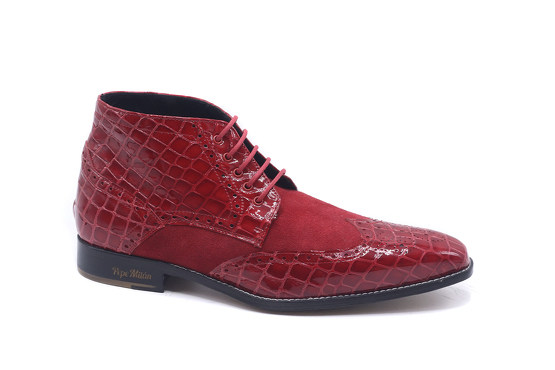 Polar Boots shoe model, manufactured in  B Zaf Houston Ante Rojo