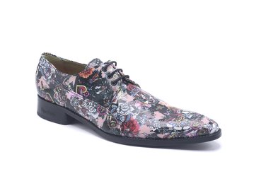 Modèle de chaussure Lienzo, fabriqué en Napa Kimi Negro