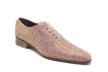 Zapato modelo Rosáceo, fabricado en Lumini Glitter 7166 N7