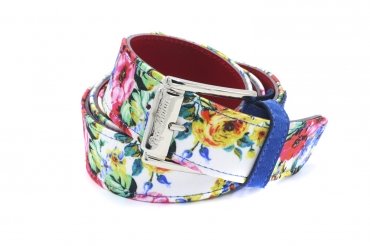 Modèle de ceinture Dory, fabriqué en Raso Fantasia 522 Afelpado Azul