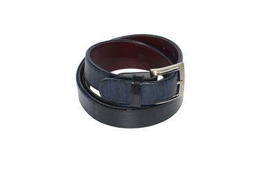 Model belt Aris, manufactured in Croco Patent Marino Napa Navi