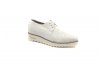 Modèle de chaussure Saudi, fabriqué en Brocado Blanco