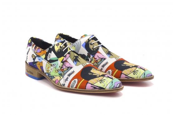 Modèle de chaussures Seiya, fabriqué en fantaisie brunette. 