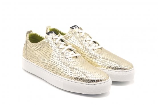 Modèle de chaussure As, fabriqué en Craket dorado