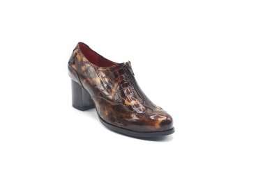 Modèle de chaussure Marin, fabriqué en Croco Patent Martini 3019