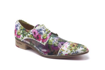 Modèle de chaussure Flowers, fabriqué en Fantasia 522 Vinilo Transparente en F 522