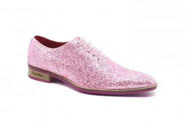 Zapato modelo Lustre, fabricado en 109_Glitter 97 c_1 Vivo Rosa palo