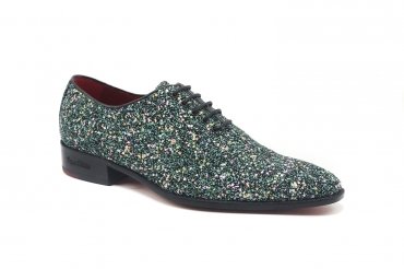 Zapato modelo Quaritch, fabricado en 128 Glitter Pary Menta
