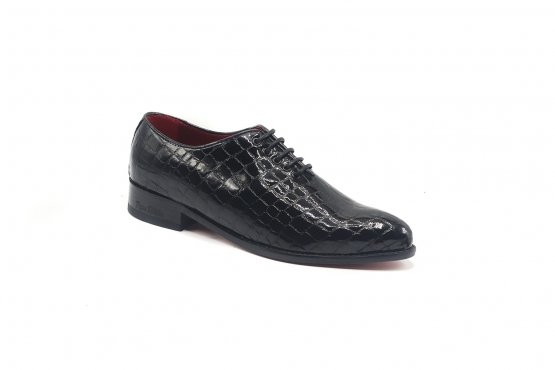 Zapato modelo Oslo, fabricado en Boston Zafiro Negro