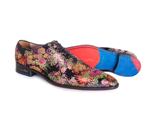 Modèle de chaussure Peking, fabriqué dans Jacquard 508 nº1.