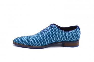 Modèle de chaussure Ora, fabriqué en Teji Print Turquesa