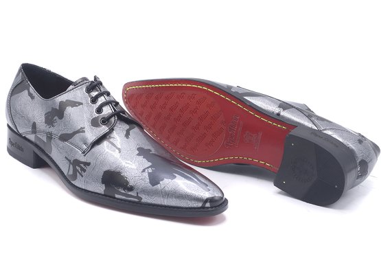 Zapato modelo Siluetas, fabricado en Fantasia Silueta Sexy Ch Plateado