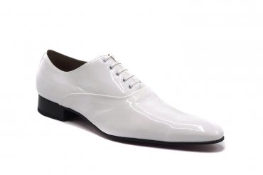 Modèle de chaussure Dell, fabriqué en Charol Blanco