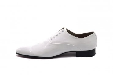 Modèle de chaussure Dell, fabriqué en Charol Blanco
