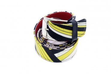 Ceinture modèle Berlin en satin hawaïen