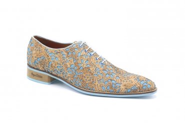 Modèle de chaussure Ártico, fabriqué en Corcho Tex Celeste
