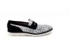 Corey Shoe model, manufactured in Coco BW y Afelpado Negro