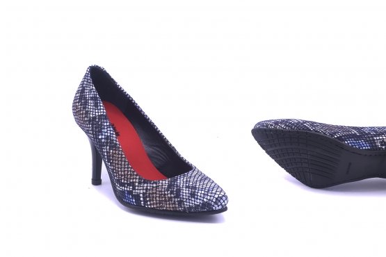 Modèle de chaussure Navy, fabriqué en 111 Cobra Milan Marino