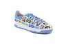 Sneaker modelo Lir Sra, fabricado en Fantasia Comic Quilt Serraje Azul 