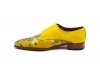 Zapato modelo Tokio, fabricado en  flores Napa Espadan Amarillo