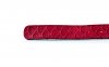 Flury model belt, manufactured in red anaconda. 