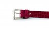Modèle de ceinture Sevilla, fabriqué en rouge nappa 