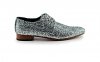 Zapato modelo Silver Festival, fabricado en glitter Plata