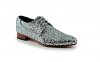 Zapato modelo Silver Festival, fabricado en glitter Plata
