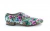 Zapato modelo Abril , fabricado en textil fantasía 522