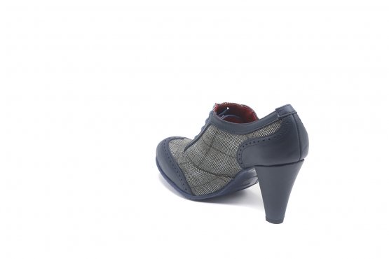 Zapato modelo Lake, fabricado en Gales Gris Napa Azul