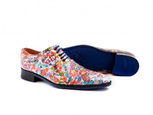 Zapato modelo Art power, fabricación en napa art power