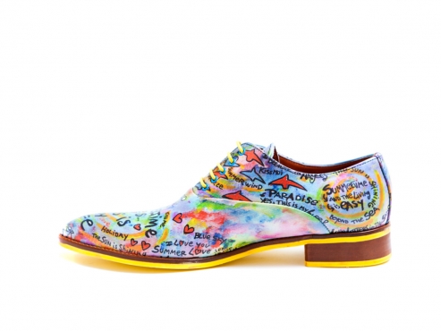 Zapato modelo Summer, fabricación en napa summertime