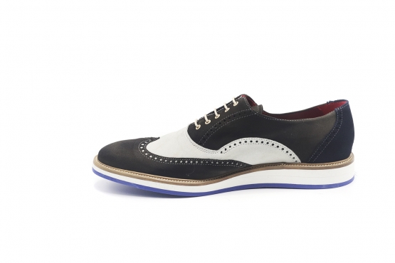 Modèle de sneaker Emua, fabriqué en Afelpado Gris Carbon Blanco Roto