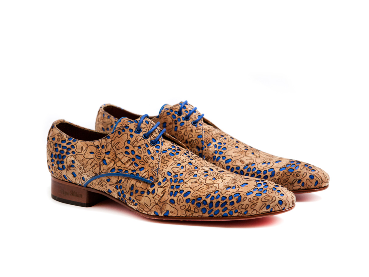 Enry model shoe, manufactured in laser cork 07 nº5.