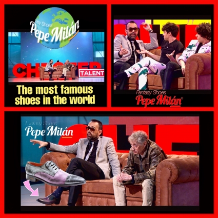 Risto, pisando el plató de 