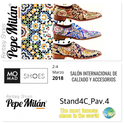 Nous aimons Madrid! Nous serons en mars au Momad Shoes International Shoe Show.