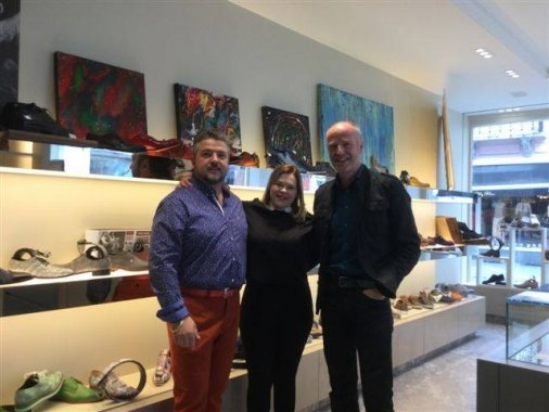 Inauguración de Chris Vos en el centro de Brujas.  