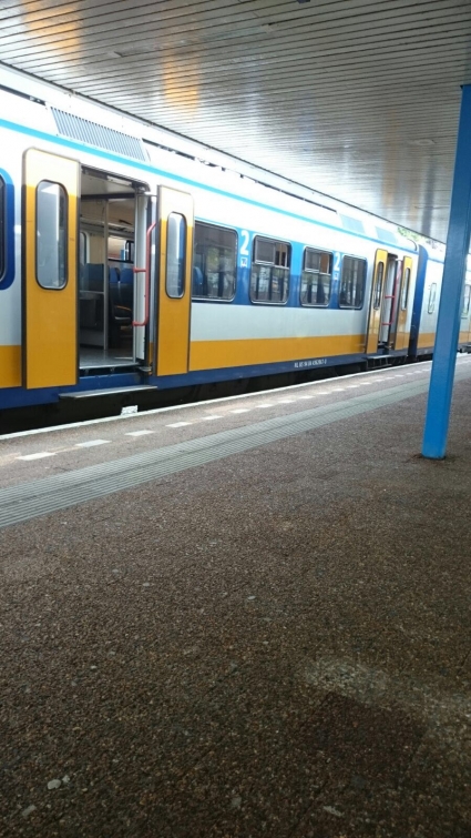 Llegada de Pepe Milán y su esposa a Veenendaal. 